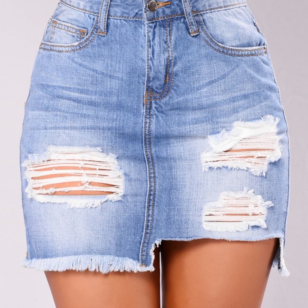 Fashion jean skirt